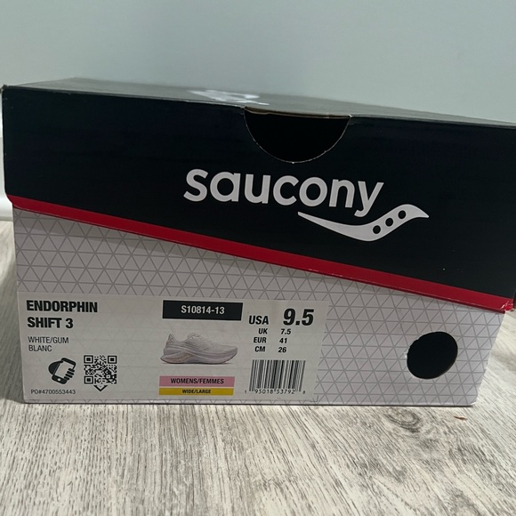 Saucony Endorphin Shift 3 White Athletic Sneakers 9W - Picture 5 of 7